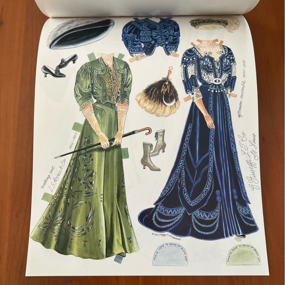 VINTAGE 1990 PAPER DOLL SET BY PEGGY JO ROSAMOND FROM INDIANAPOLIS MUSEU… - Picture 4 of 8
